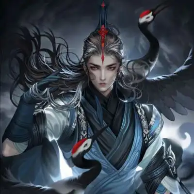  古风动漫头像男冷酷高清稀有邪魅二次元男头像