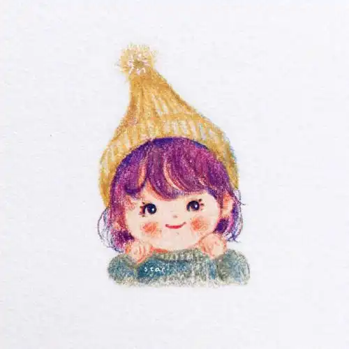  卡通情侣头像呆萌一对配对不同的信念走着相同的路