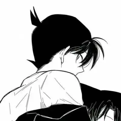  情头动漫一男一女黑暗丧