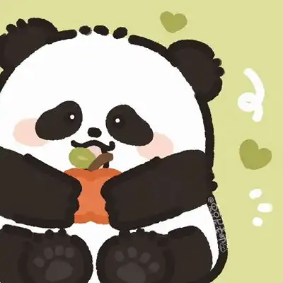  2023最新超萌熊猫小熊卡通动漫情情侣头像我要个性网