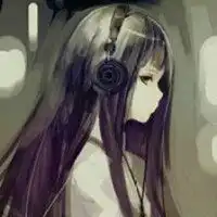  动画头像女生孤寂唯美微信头像图片大全