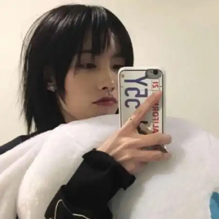  女生清新唯美旳头像,温柔长发的美女