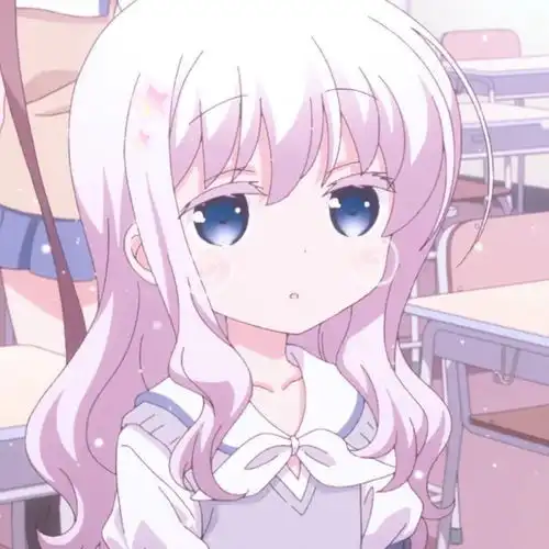  粉色系女生头像