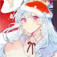  圣诞卡通情侣头像