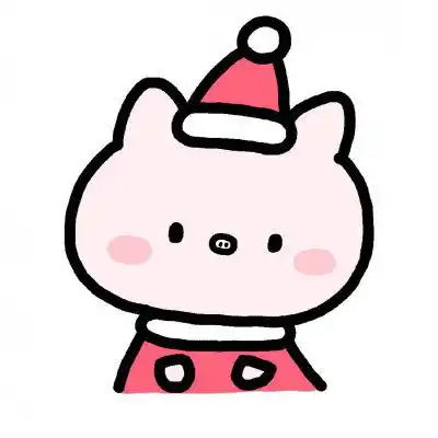  简约头像女生手绘可爱白底简约小清新头像