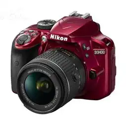  尼康d3400机身红色图片2素材it168数码相机图片大全