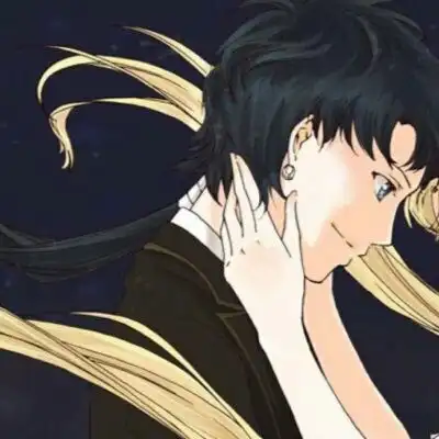  美少女战士情侣头像一对呆萌可爱美少女战士cp头像