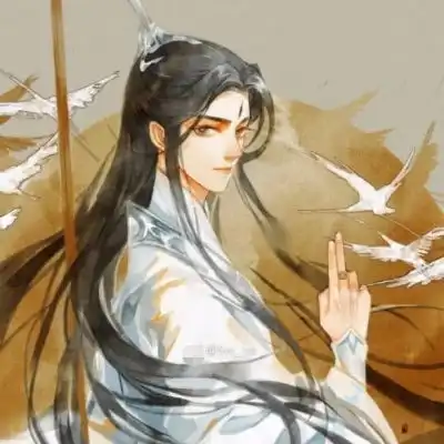  二次元男生头像,二次元手绘古风男头像高清