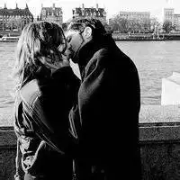  黑白头像情侣两个人微信头像图片大全