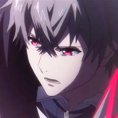  黑暗系男生头像丧恐怖红眼丧系卡通头像