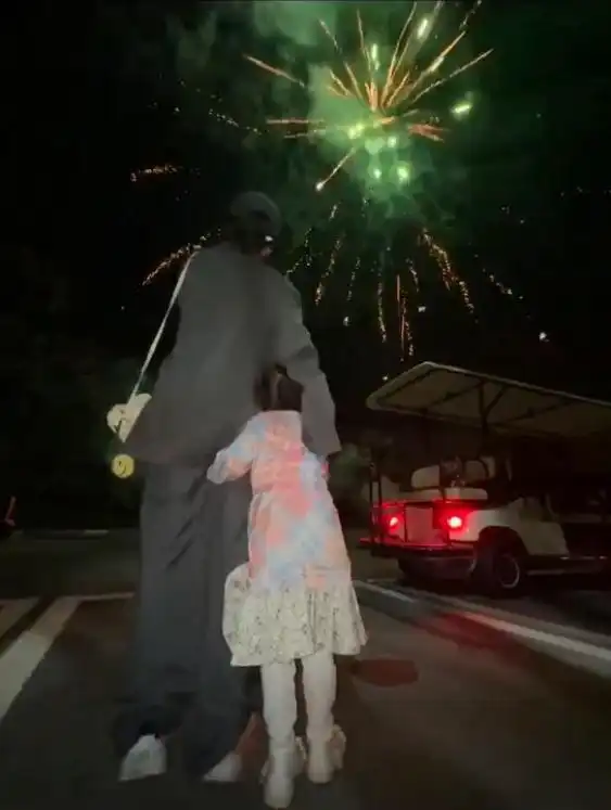  张碧晨情人节晒与女儿合照,温馨浪漫惹人羡,背影像极了华晨宇