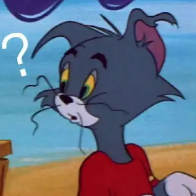  猫和老鼠可爱搞笑卡通情侣头像