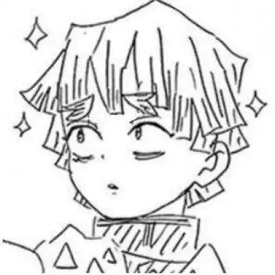  我妻善逸原画漫画头像