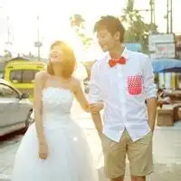  情侣头像一左一右