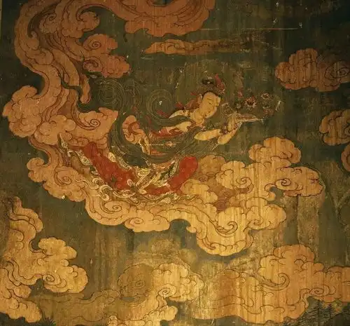  敦煌壁画走进莫高窟