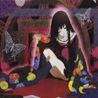  地狱少女骨女头像黑白丧气骨女微信头像