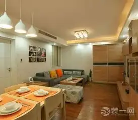  4万元全包80平婚房装修清新范日式风格更显甜蜜