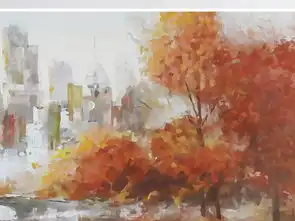  现代手绘油画都市热恋情侣手绘树林色彩装饰画图片设计素材高清模板下载236.41mb森林风景装饰画大全