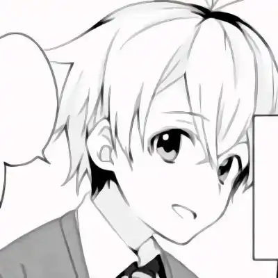  男生黑白灰色头像