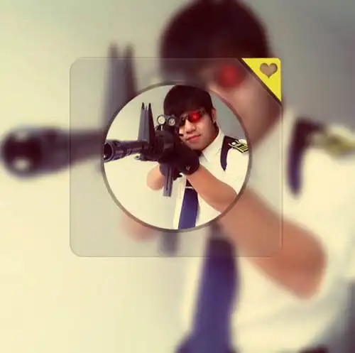  ps炫舞头像画中画教程