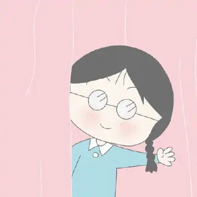  小丸子情侣头像一对超萌可爱樱桃小丸子系列cp头像