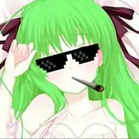  绿光系列情侣头像动漫最新微信头像图片大全