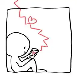  这对情侣头像中间的头像是什么啊