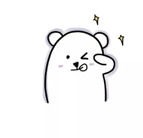  简笔画手指小熊不要太可爱