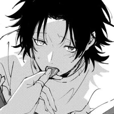  男生黑白灰色头像