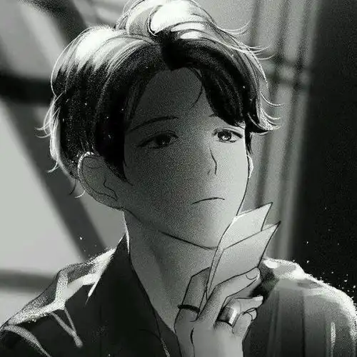  唯美文艺动漫男头你那么温柔,走两步,风都会更甜些