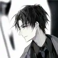  qq黑白头像动漫冷酷男生qq黑白头像