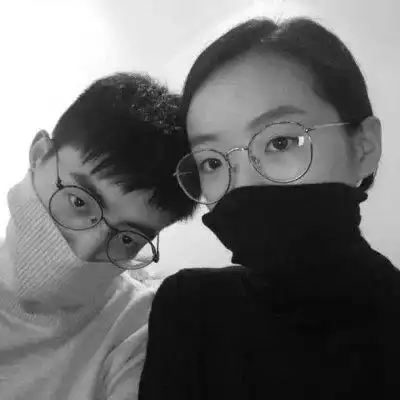  2021情侣黑白头像一男一女深爱无需拿来显摆好好珍惜吧