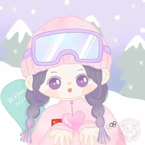 很难刷到的冰墩墩雪容融闺蜜头像