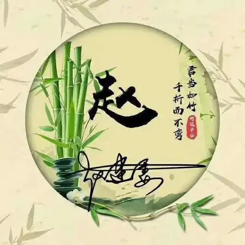  水墨古风姓氏头像,中国风藏头诗微信头像,看看有你的吗