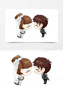  卡通情侣小人png图片素材免费下载png格式熊猫办公