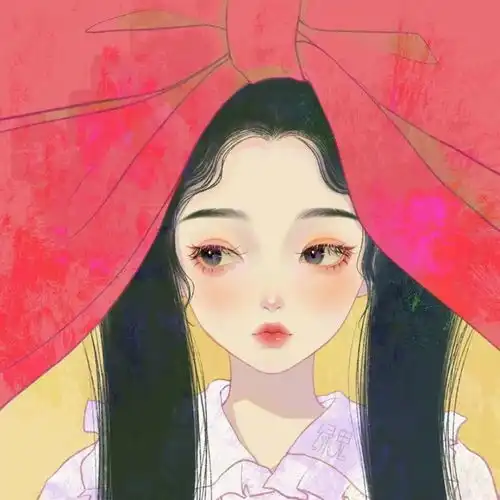 2022年闺蜜头像插画手绘姐妹闺蜜头像