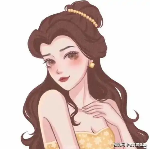 迪士尼公主烟熏妆,茉莉公主性感美丽,贝儿公主楚楚动人