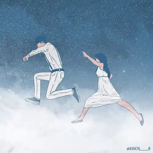  当下最火的情侣插画,看完让人浮想联翩,脸红心跳