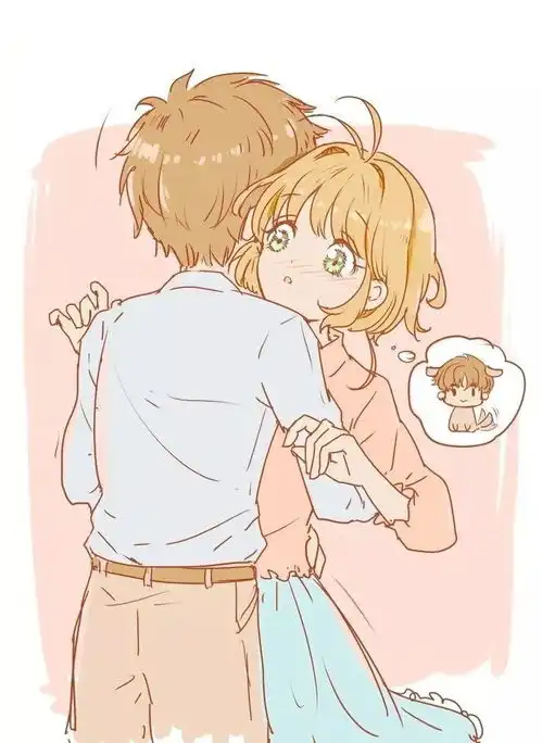  画师shy的作品,小狼和小樱也太甜了