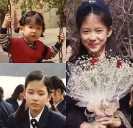  韩国明星今昔童年对比照盘点
