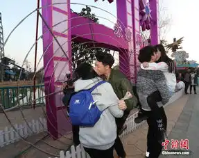  武汉7对情侣花式接吻比赛上演对对碰