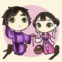  穿汉服情侣头像图微信头像图片大全