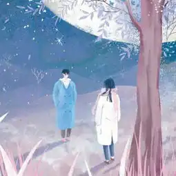  高冷唯美动漫情侣头像一对恋爱期互相陪伴