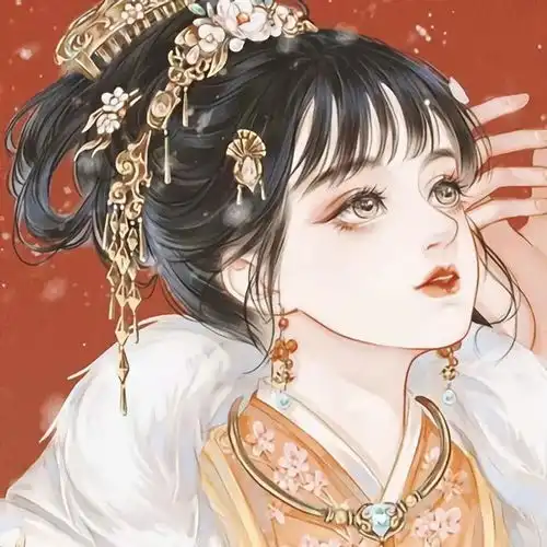  一些惊艳的古风女生头像15