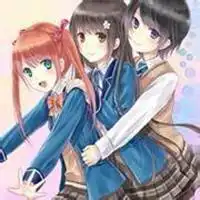 二次元闺蜜头像三人帮微信头像图片大全