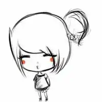  求qq情侣卡通头像一对小人素描是两个小人旁边有红心黑白的