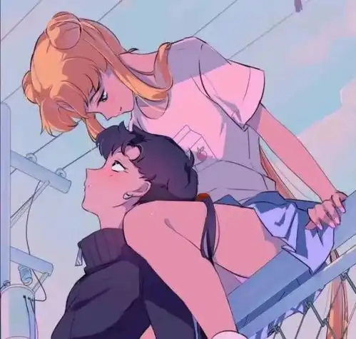  动漫情侣头像所有的温柔都只为你