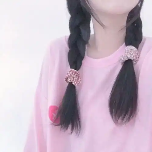  第526期可爱女头0103粉色可爱少女心真人女生头像