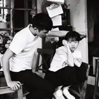  黑白双人情侣头像清新微信头像图片大全