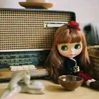  芭比娃娃头像阳光灿烂的芭比娃娃